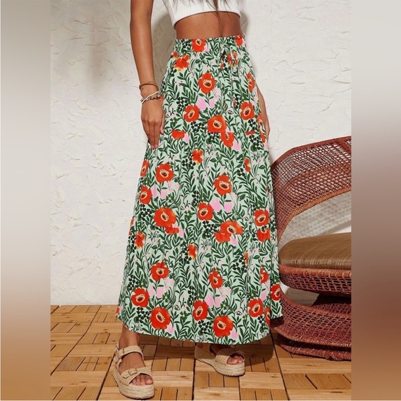 Minimalist Casual Maxi Long Skirt
